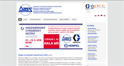 Desktop Screenshot of dass.sk
