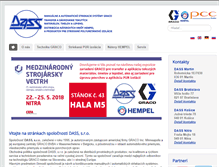 Tablet Screenshot of dass.sk